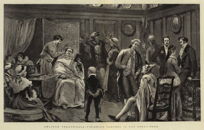 Teatrali amatoriali, ritocchi finali nel camerino da Joseph Nash